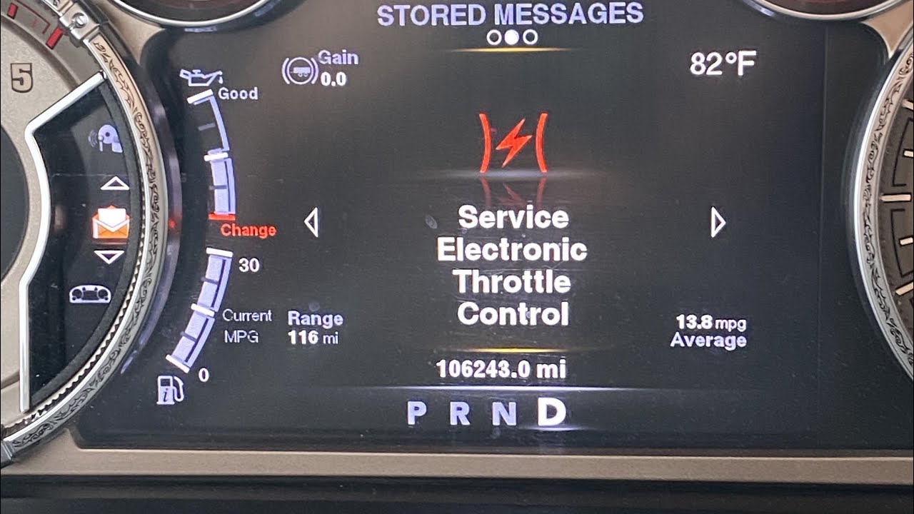 Service Electronic Throttle Control?