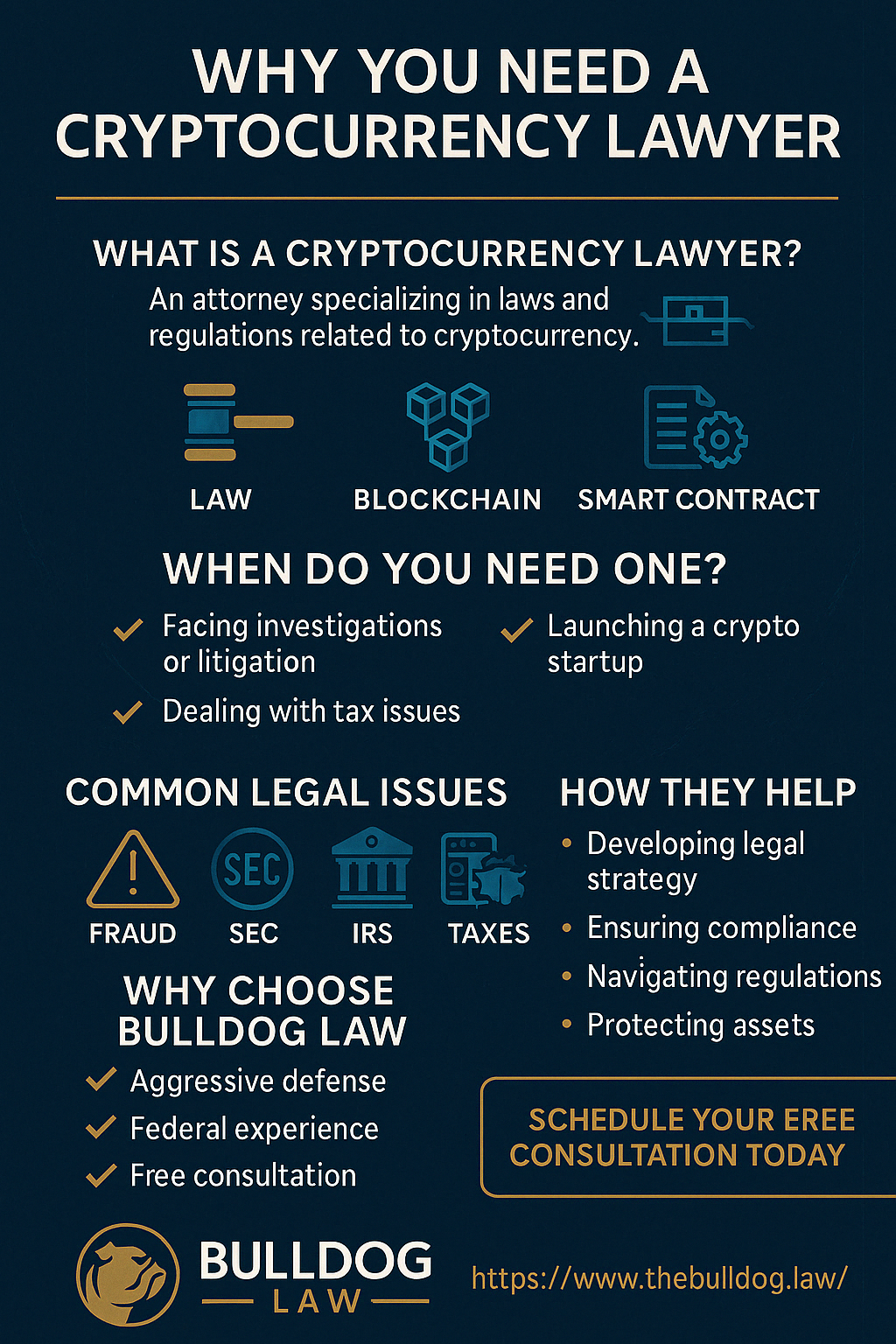 Cryptocurrency Lawyer | Expert Legal Guidance for Crypto Cases – Bulldog Law