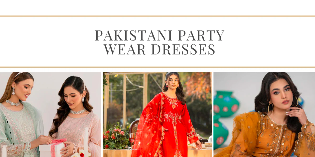 Glam Up Your Look with Pakistani Party Wear Dresses at Rang Jah