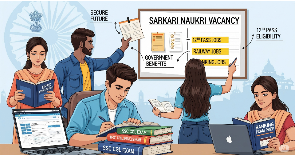 Government Jobs for 12th Pass in India: Best Opportunities, Exams, and Career Growth